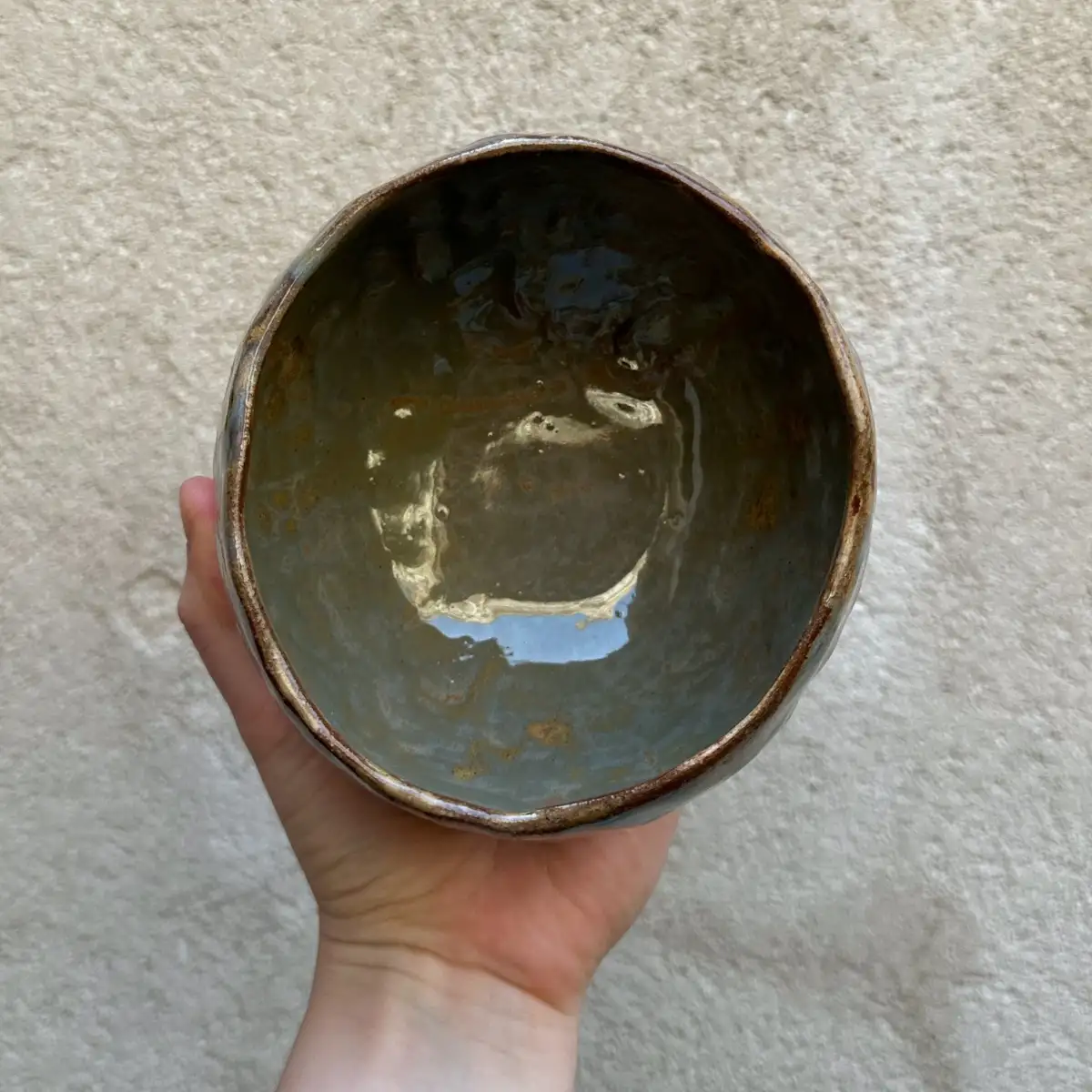 Bol littoral beige bleuté
