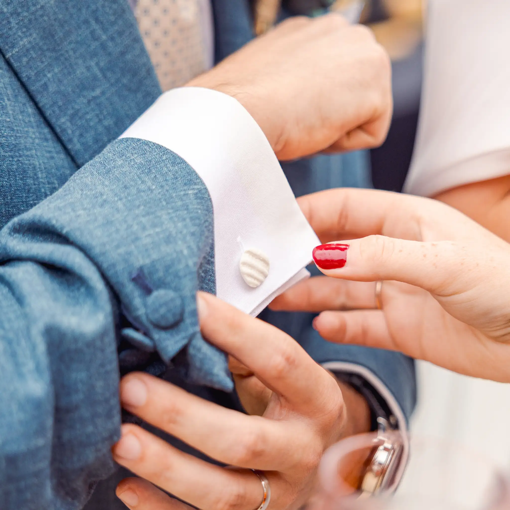 Boutons de Manchette _modèle BIVALVIA