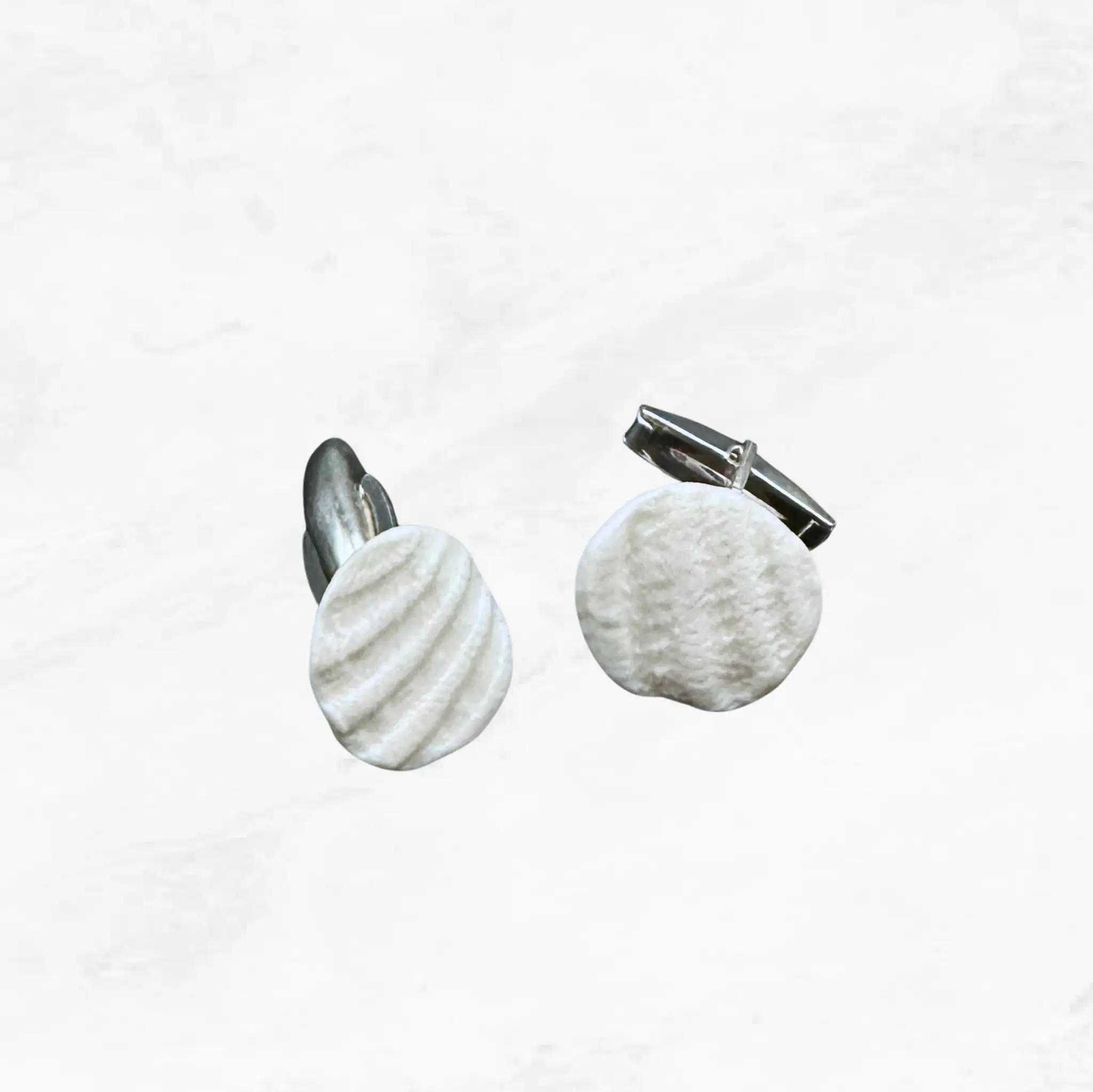 Boutons de Manchette _modèle BIVALVIA